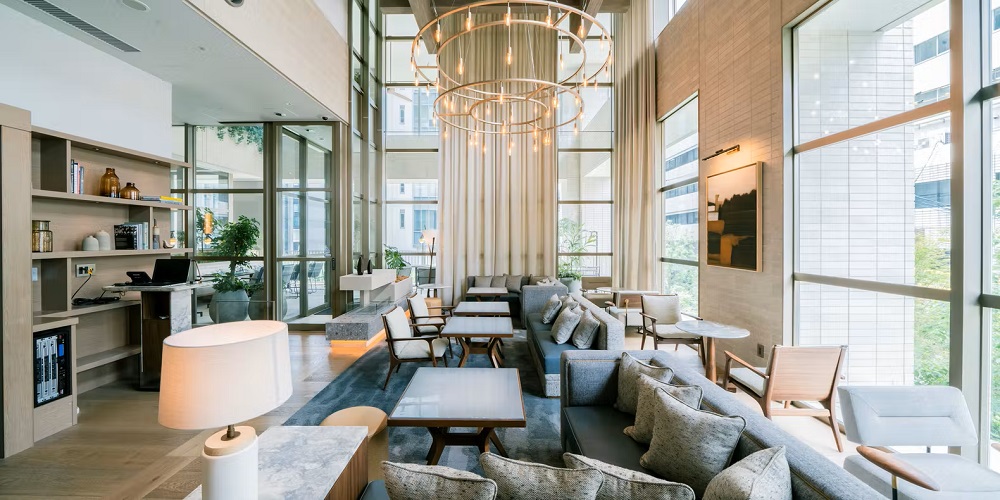 Zentis Osakaの館内