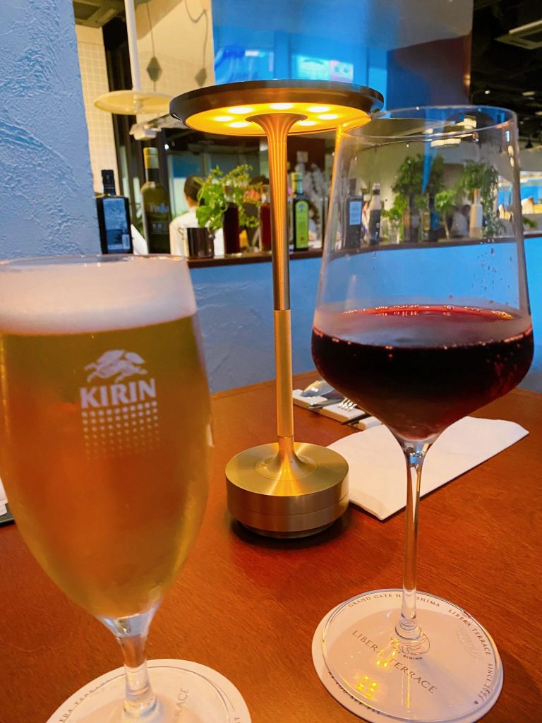 LIBERA TERRACEビールとワイン